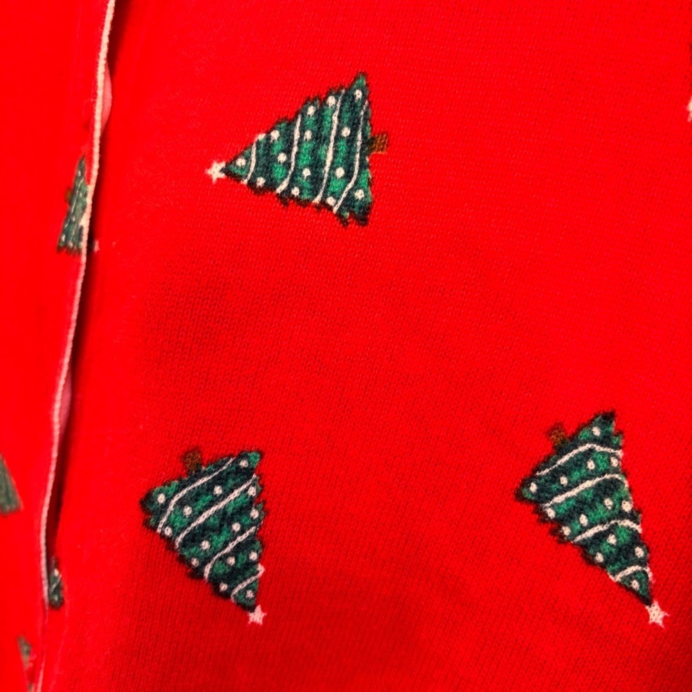 Christmas Tree Cardigan Plus Size XXL Artsy Teacher Grannycore Knit Lightweight - Picture 9 of 13